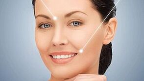 Fractional laser facial skin rejuvenation